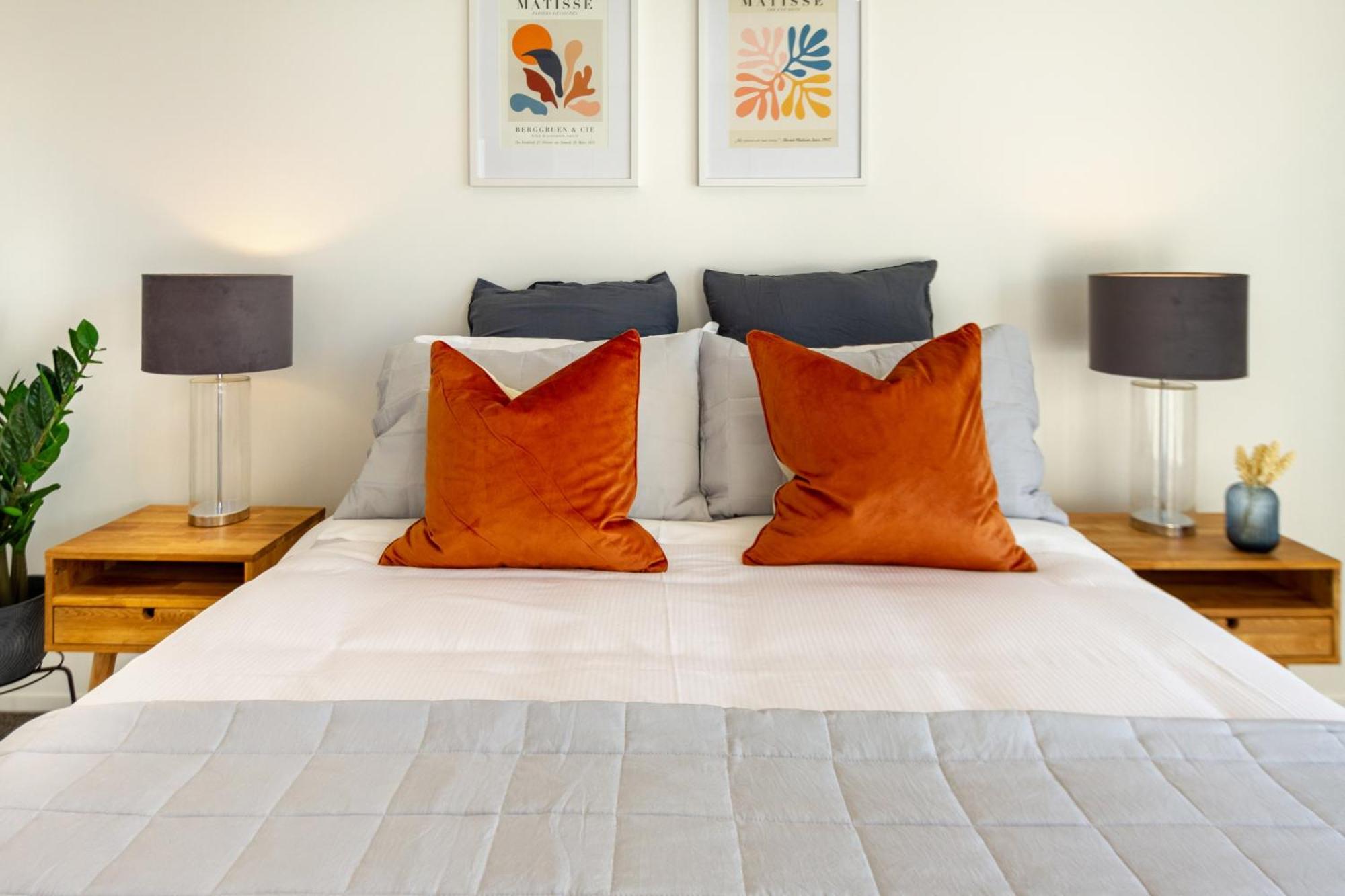 Apartment Modern 2 Bed, Hagley Park, Riverside Market Christchurch